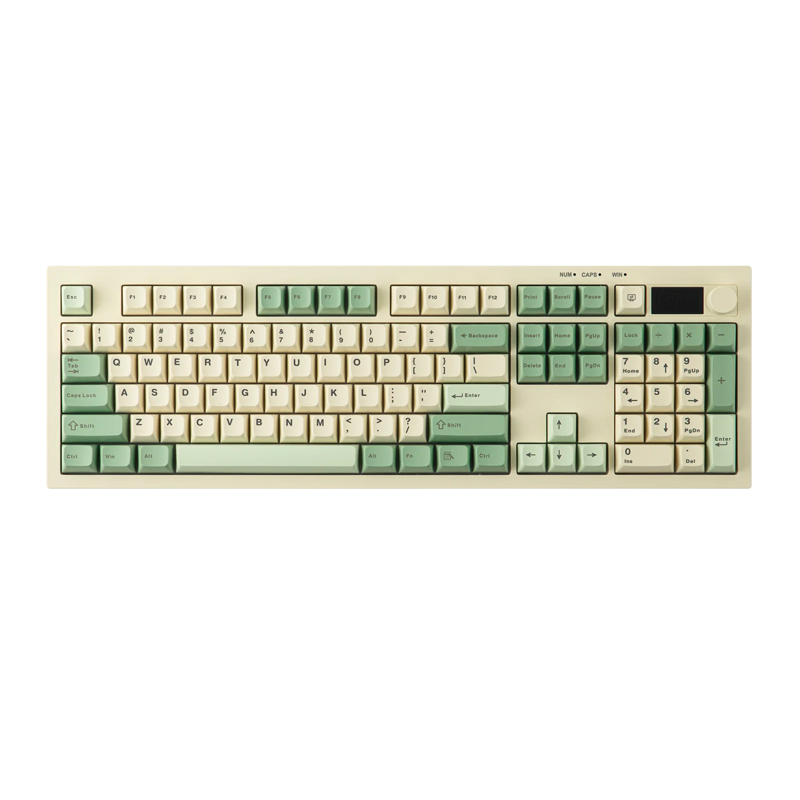 AULA S102 PRO Tri-model Silent Membrane Keyboard 2.4G Wireless TFT Display Volume Knob RGB Full Size ANSI US for PC Game Office